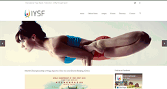 Desktop Screenshot of iysf.org