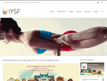 Tablet Screenshot of iysf.org
